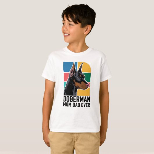 T-shirt Doberman (Devant entier)