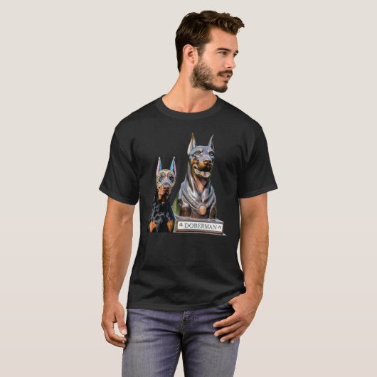 T-shirt Doberman (Devant entier)
