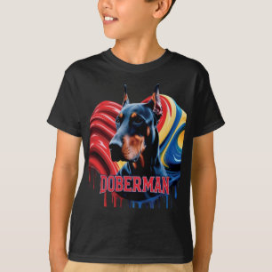 T-shirt Doberman