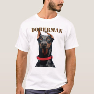 T-shirt Doberman