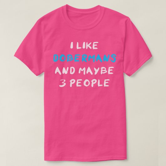 T-shirt Doberman (Design devant)
