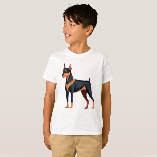 T-shirt Doberman (Devant entier)