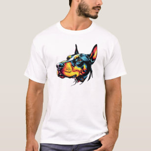 T-shirt Doberman