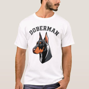 T-shirt Doberman