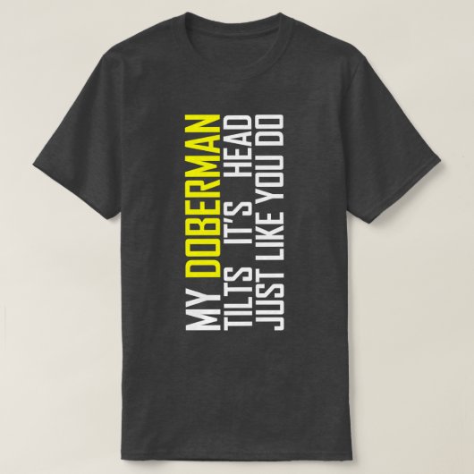 T-shirt doberman 1 (Design devant)