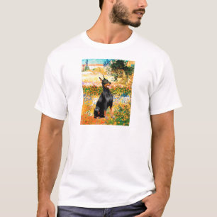 T-shirt Doberman 1 - Jardin (VG)