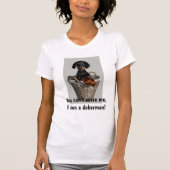 T-shirt Doberman amusant (Devant)