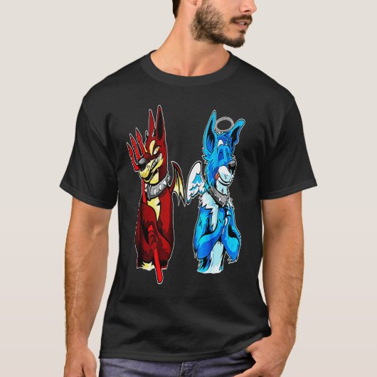 T-shirt DOBERMAN Anges Et Démons (Devant)