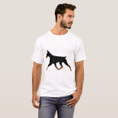 T-Shirt - Doberman Black/Tan Gait (Devant entier)