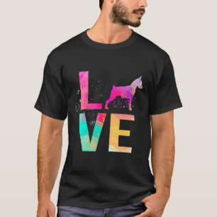 T-shirt Doberman coloré Pinscher Chien Maman Doberman Pins