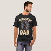 T-shirt DOBERMAN DAD cool chien parent (Devant entier)