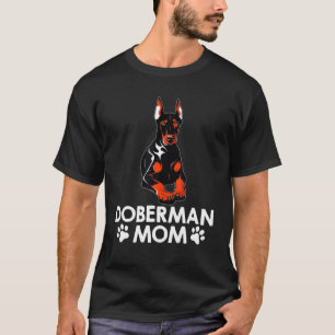 T-shirt Doberman Doberman Doberman Doberman Art Pour Femme