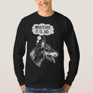 T-shirt Doberman Dog Doberman Drôle Amusant Ignorer l'Humo