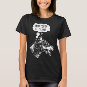 T-shirt Doberman Dog Doberman Drôle Amusant Ignorer l'Humo