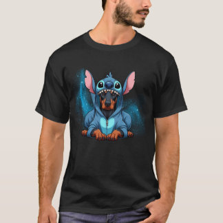 T-shirt doberman doux