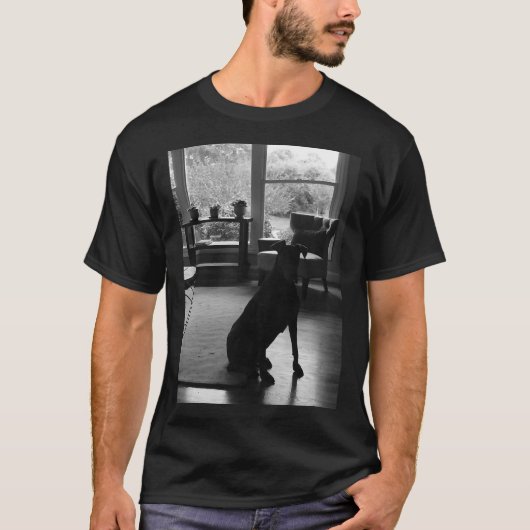 T-shirt Doberman En Silhouette (Devant)
