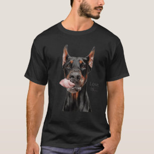 T-shirt Doberman Lover Doberman Pinscher Chien Maman Papa