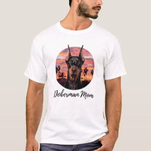 T-shirt Doberman Maman