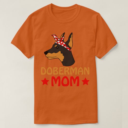T-shirt Doberman Maman (Design devant)