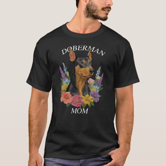 T-shirt Doberman Maman (Devant)
