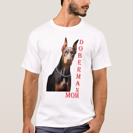 T-shirt Doberman Maman (Devant)