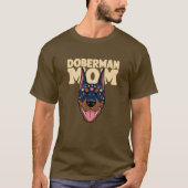 T-shirt Doberman Maman (Devant)