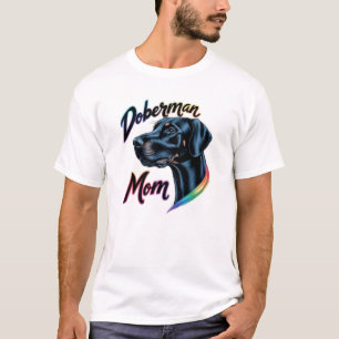 T-shirt Doberman Maman