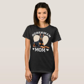 T-shirt Doberman Maman (Devant entier)