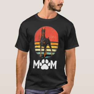T-shirt Doberman Maman Chien Mère Pet Pinschers Dobie Mama