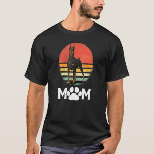 T-shirt Doberman Maman Chien Mère Pet Pinschers Dobie Mama