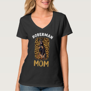 T-shirt Doberman Maman Propriétaire du chien Dobie Maman F