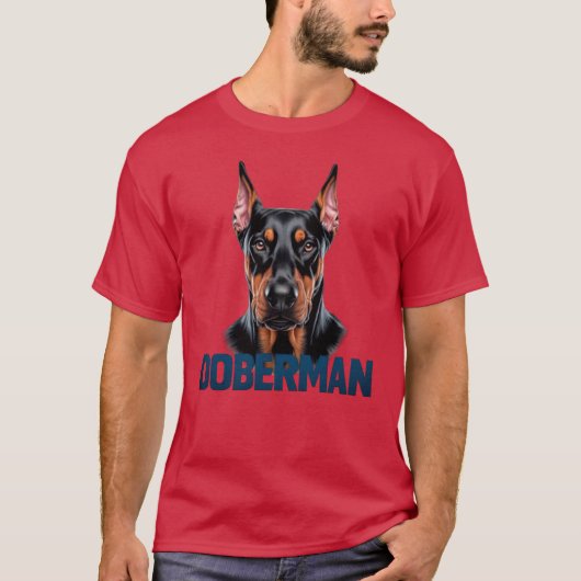 T-shirt Doberman Papa (Devant)