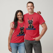 T-shirt Doberman Papa (Unisexe)