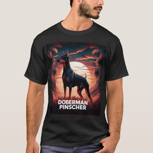 T-shirt Doberman Pinscher (Devant)