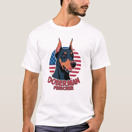 T-shirt Doberman Pinscher (Devant)