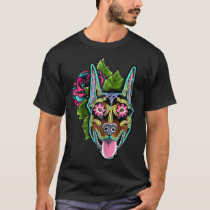 T-shirt Doberman Pinscher A Recadé L'Oreille Du Suga Mort