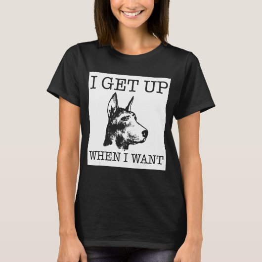 T-shirt Doberman Pinscher chien (Devant)