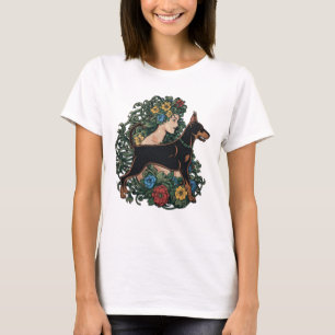 T-shirt Doberman Pinscher Ever Mom