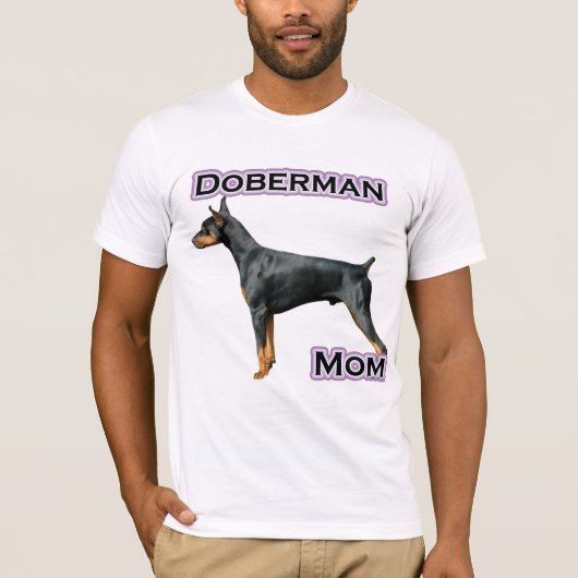 T-shirt Doberman Pinscher Maman 4 (Devant)