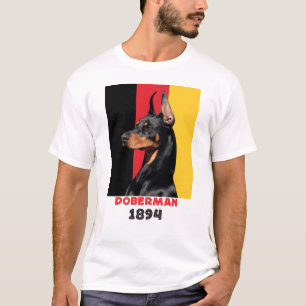T-shirt Doberman Pinscher  Maman Papa  1894