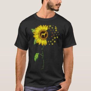 T-shirt Doberman Pinscher Maman Sunflower Doberman Pinsche