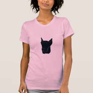 T-shirt Doberman Pinscher rose