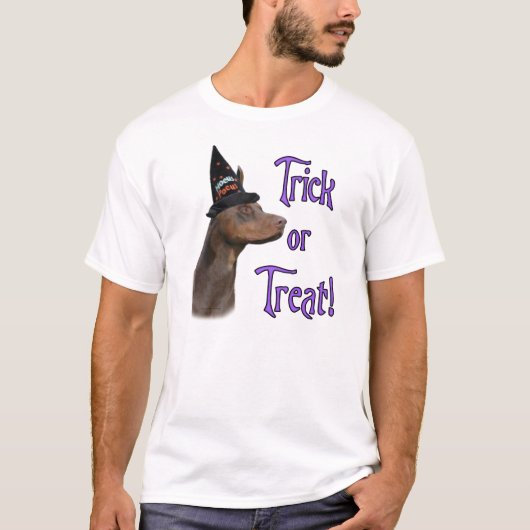 T-shirt Doberman Pinscher Trick (Devant)