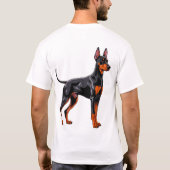 T-shirt Doberman Pinscher vibrant (Dos)