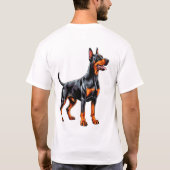 T-shirt Doberman Pinscher vibrant (Dos)