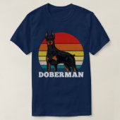 T-shirt Doberman Retro (Design devant)