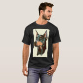 T-shirt Doberman sérieux 49 (Devant entier)