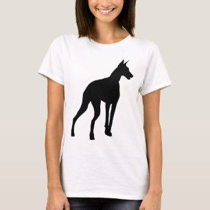 T-shirt Doberman Silhouette