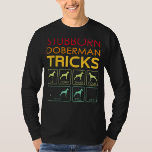 T-shirt Doberman têtu Tricks Vintage