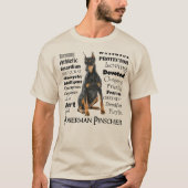 T-shirt Doberman Traits (Devant)